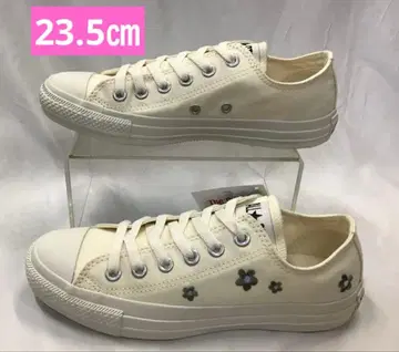 컨버스 올스타 플라워 OX 로우컷 꽃무늬 샌드화이트 23.5cm