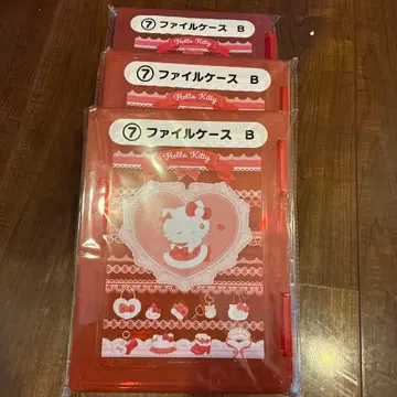 헬로키티 파일 케이스 B 3개 세트