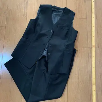 빅 사이즈 셋업 팬츠 베스트 사무복 LL 택 있음