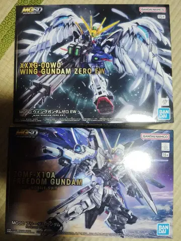 MGSD 프리덤 건담 MGSD 윙건담 제로 EW