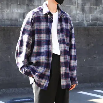 VICTIM BIG CHECK SHIRTS JACKET 셔츠 자켓
