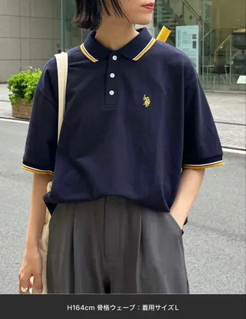 U.S. POLO ASSN. 네이비 피케 셔츠 L