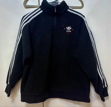 adidas originals 발렌타인 하트 하프 지퍼 보아 플리스