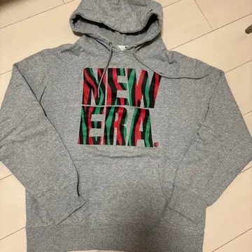 NEW ERA 그레이 후드티