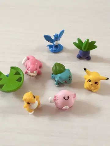 미니어처 포켓몬 피규어 8개