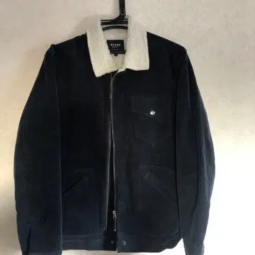 [ BEAMS HEART ] 코듀로이 보아 자켓 M 네이비