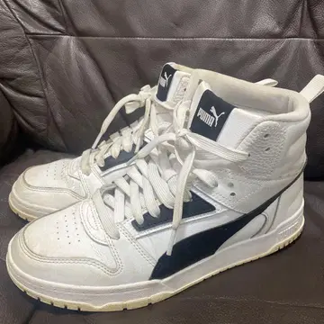 [ 25.5cm ] PUMA 리바운드게임 하이컷 스니커즈