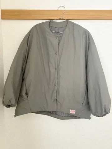 클래식 엘프 java 콜라보 노카라 블루종 오버 사이즈