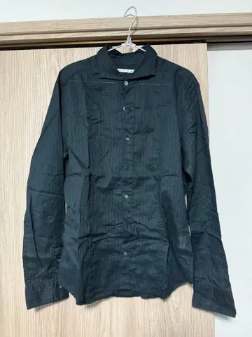 TETE HOMME 블랙 셔츠