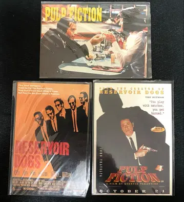 90s 타란티노 엽서 3장 레저버 도그스 펄프 픽션