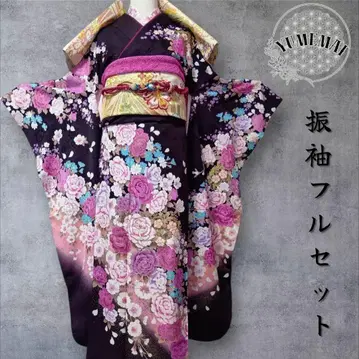 성인식 후리소데 풀세트 큐빅