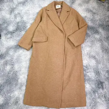 OZOC [ 38 ] 체스터 코트 베이지 가을/겨울 여성용 오버 사이즈