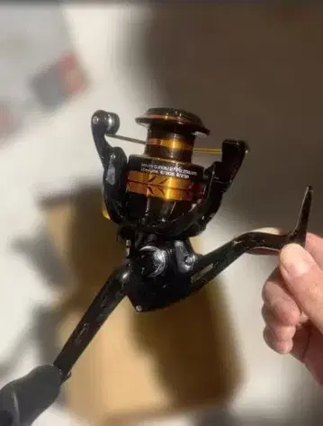 빙어 릴 블랙 오렌지