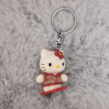 키티 겨울 한정판 스노우보드 키링 1999년