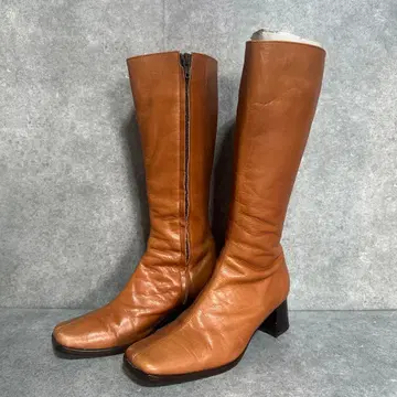 오늘 한정 가격 롱 부츠 브라운 23.5cm