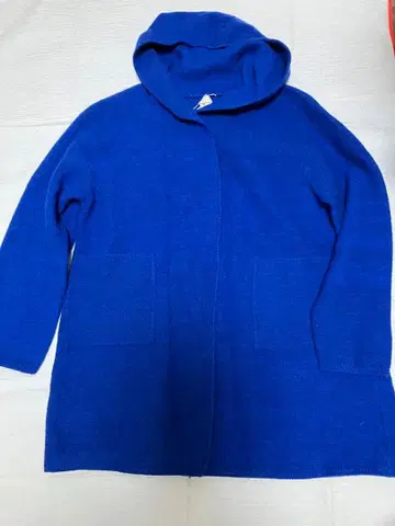 45R 울 알파카 후드 부착 코트