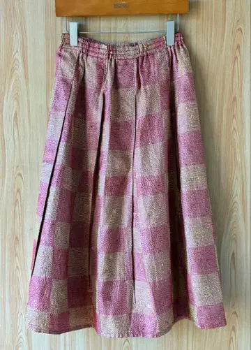 칸타 퀼트 스커트 리버서블