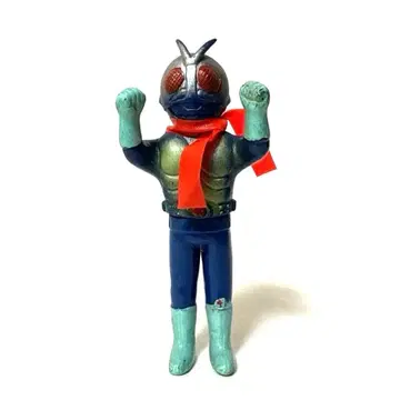 당시 물건 포피 가면라이더 미니 소프트 비닐 파랑 성형