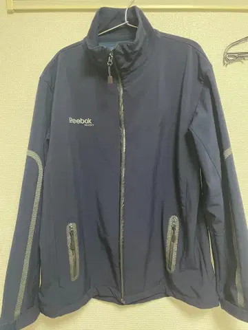 Reebok Hockey L/XL 네이비 자켓