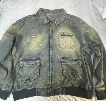 [ 택 포함 ] 데미지 데님 블루종 PBLIM