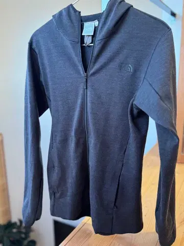 THE NORTH FACE 다크 그레이 풀 집업 후드티