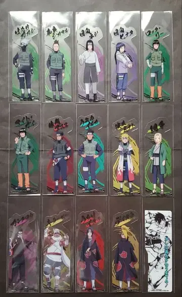 NARUTO -나루토- 질풍전 북마크 컬렉션 15종 묶음 판매