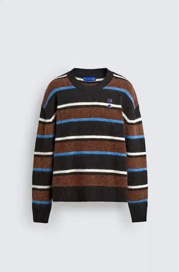 CHAMPION ZARA 스트라이프 패턴 패치 스웨터 L 사이즈 새상품