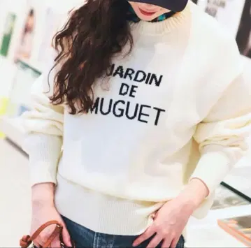 B:MING by BEAMS 프렌치 로고 니트