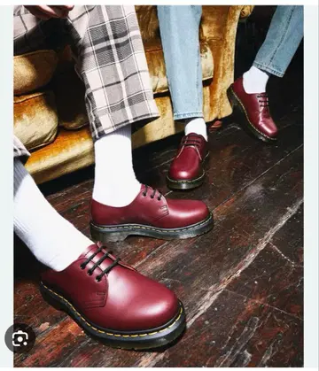 닥터마틴 1461 깁슨 3홀 가죽 신발 UK4