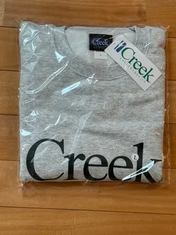 Creek 맨투맨 그레이 L 사이즈