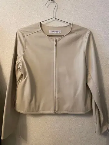 내추럴 뷰티 베이직 합성 피혁 자켓