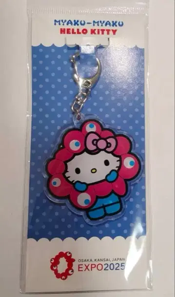 산리오 미야쿠미야쿠 아크릴 키링 키티 헬로키티