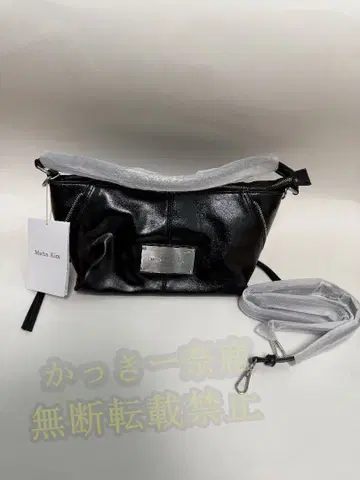 마티 김 블랙 가죽 숄더백