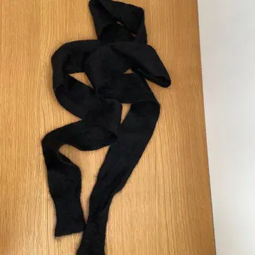 넘버나인 모헤어 머플러 택 없음 블랙 빈티지