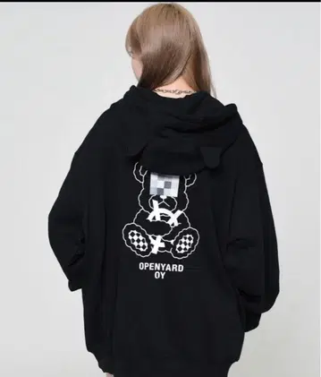 OY 후드티 모자이크 오드리 후디 집업