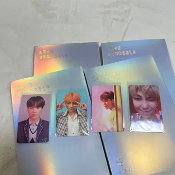 BTS loveyourself CD 앨범 컴플리트 트레이딩 카드 포함