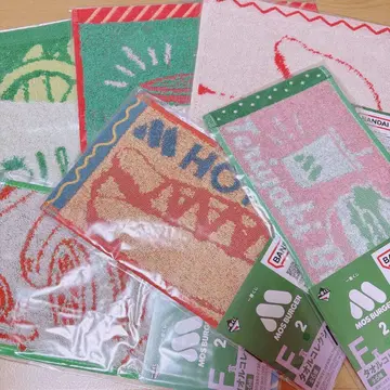 제일복권 모스버거 F상 타월 컬렉션 전 6종 컴플리트 세트