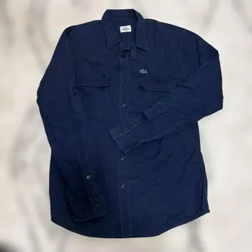 LACOSTE 네이비 긴팔 셔츠 40 사이즈