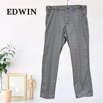 zC68 [ L ] EDWIN 하의 트라우저 팬츠 능직