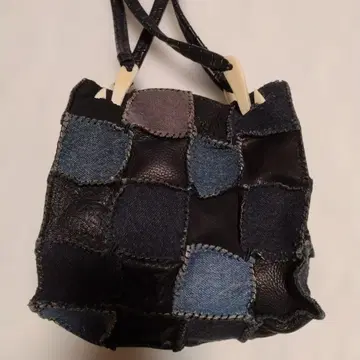 Jamin Puech 미니 토트 HONU 오누 패치워크 데님