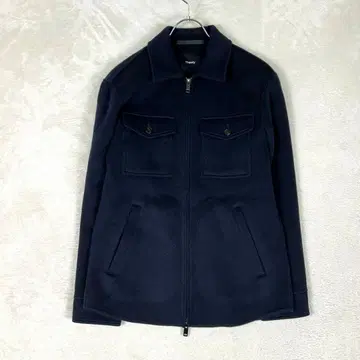 새상품급 Theory 울 캐시미어 집업 셔츠 자켓 2023AW