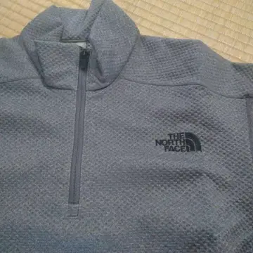 THE NORTH FACE 그레이 하프 지퍼 플리스