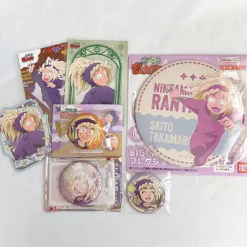 닌타마 란타로 사이토 타카마루 캔뱃지 브로마이드