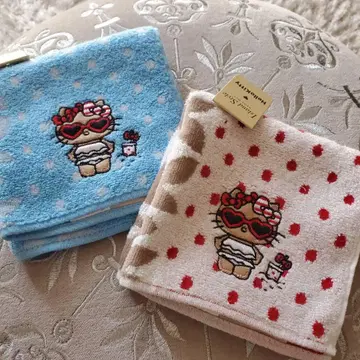 캐시맘 타월 손수건 헬로키티 새상품