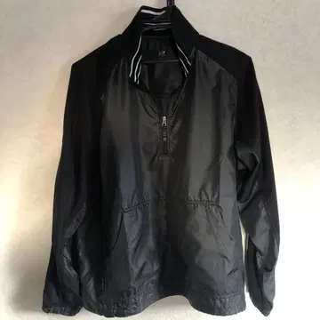 23구 SPORT 하프 지퍼 풀오버 L 블랙 골프웨어