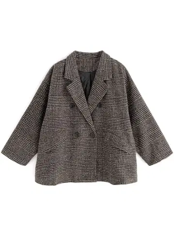 GRL 글렌체크 트위드 자켓[at2131]