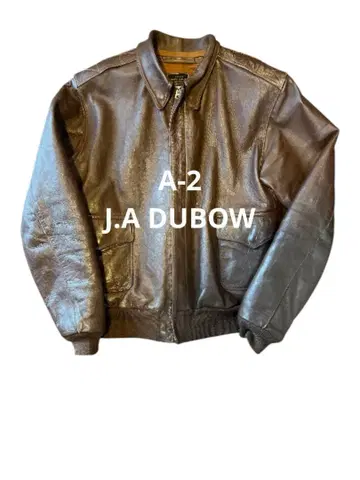 90s A-2 J.A DUBOW사 플라이트 자켓 브라운 38 USA