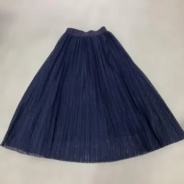 바니스뉴욕 네이비 플리츠 스커트