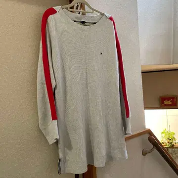 TOMMY HILFIGER 그레이/레드 L