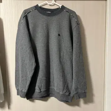 POLO 그레이 크루넥 맨투맨 L 사이즈